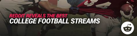 reddit college football stream|college football streams reddit free.